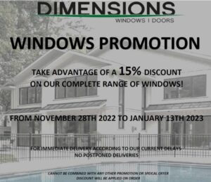 Dimensions Windows Promotion - Bytown Pro