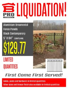 Fence Panel Liquidation - Bytown Pro